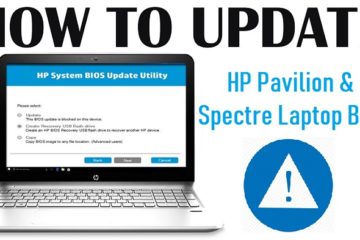Update HP Pavilion & Spectre Laptop Bios