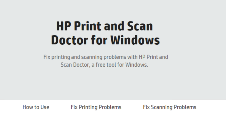 download HP Print and Scan Doctor 5.7.4.5