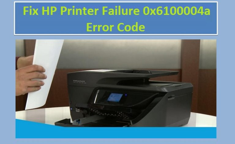 Hp officejet pro 6960 ошибка 0x6100004a